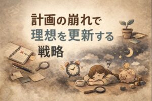 計画は実行されないことの方が多い──理想を生活に定着させる「更新前提」の戦略