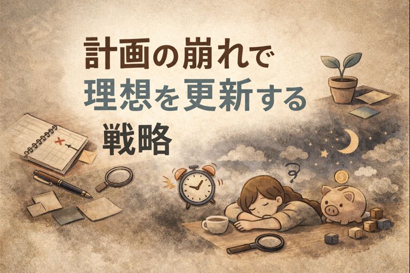 計画は実行されないことの方が多い──理想を生活に定着させる「更新前提」の戦略