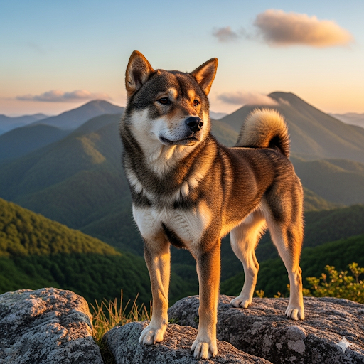 愛犬　四国犬　こてつ