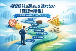 投資信託を選ぶとき迷わない「確認の順番」──外注範囲から組み立てる7ステップ
