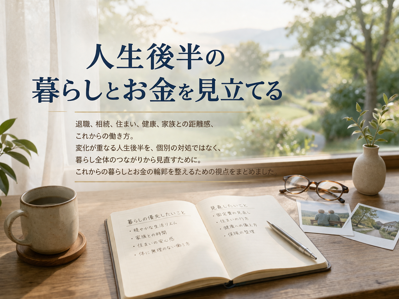 人生後半の暮らしとお金を見立てる