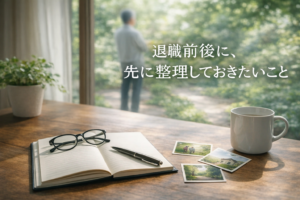 退職前後に、先に整理しておきたいこと
